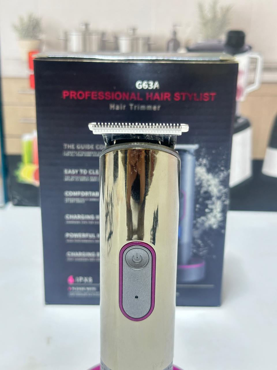 G63 Trimmer | UK Lott | Imported Hair Clipper | 3 Guided Combs | Charger Dock