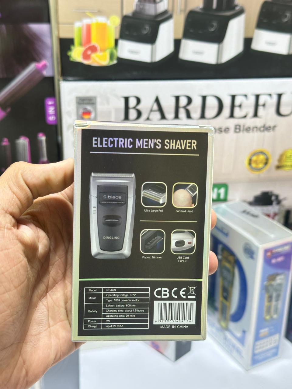 Dingling RF-699 Rechargeable Electric Shaver , sharp blade
