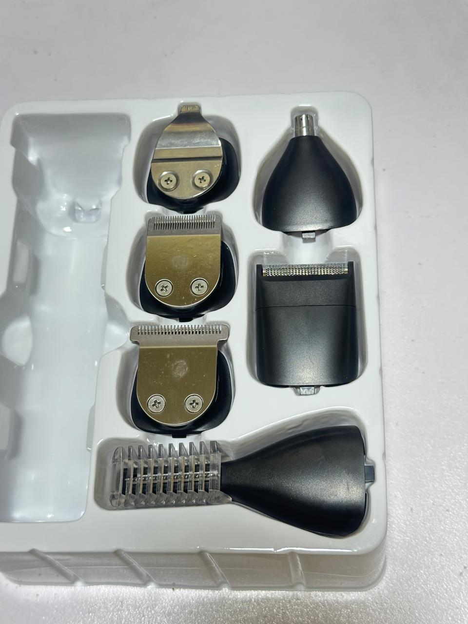 Trymer 7‑in‑1 Professional Grooming Kit – Stainless Steel, LED Display, 90 min Runtime, Travel Lock
