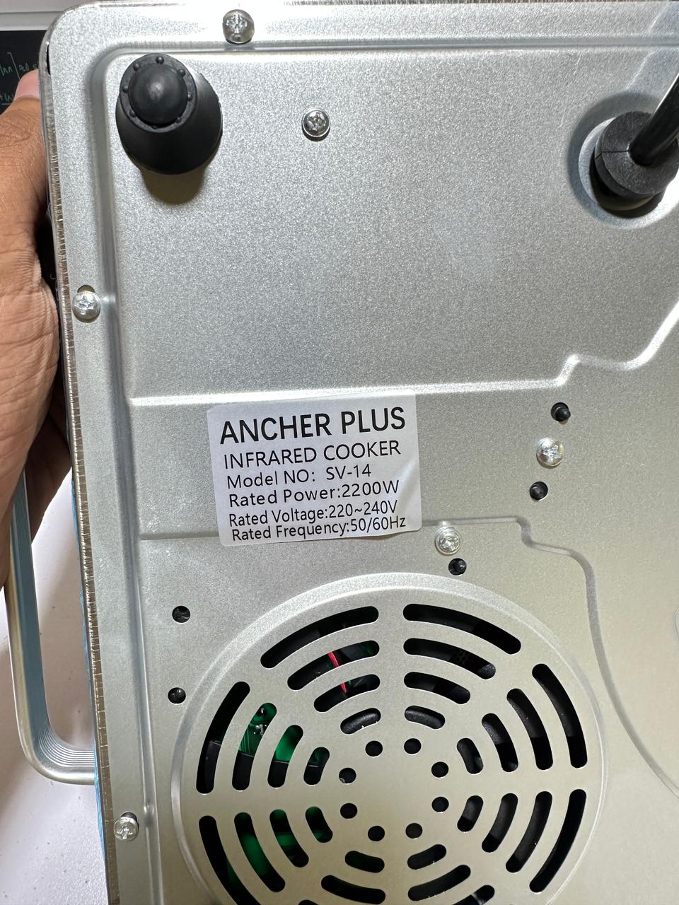 Germany Imported Ancher Plus 2200 Watts | Hotplate | infrared Cooker | Ceramic hotplate