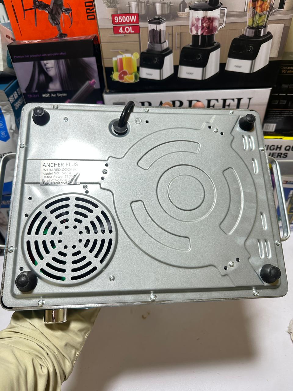 Germany Imported Ancher Plus 2200 Watts | Hotplate | infrared Cooker | Ceramic hotplate