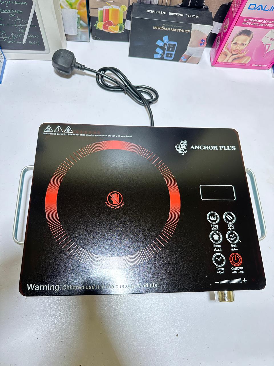 Germany Imported Ancher Plus 2200 Watts | Hotplate | infrared Cooker | Ceramic hotplate