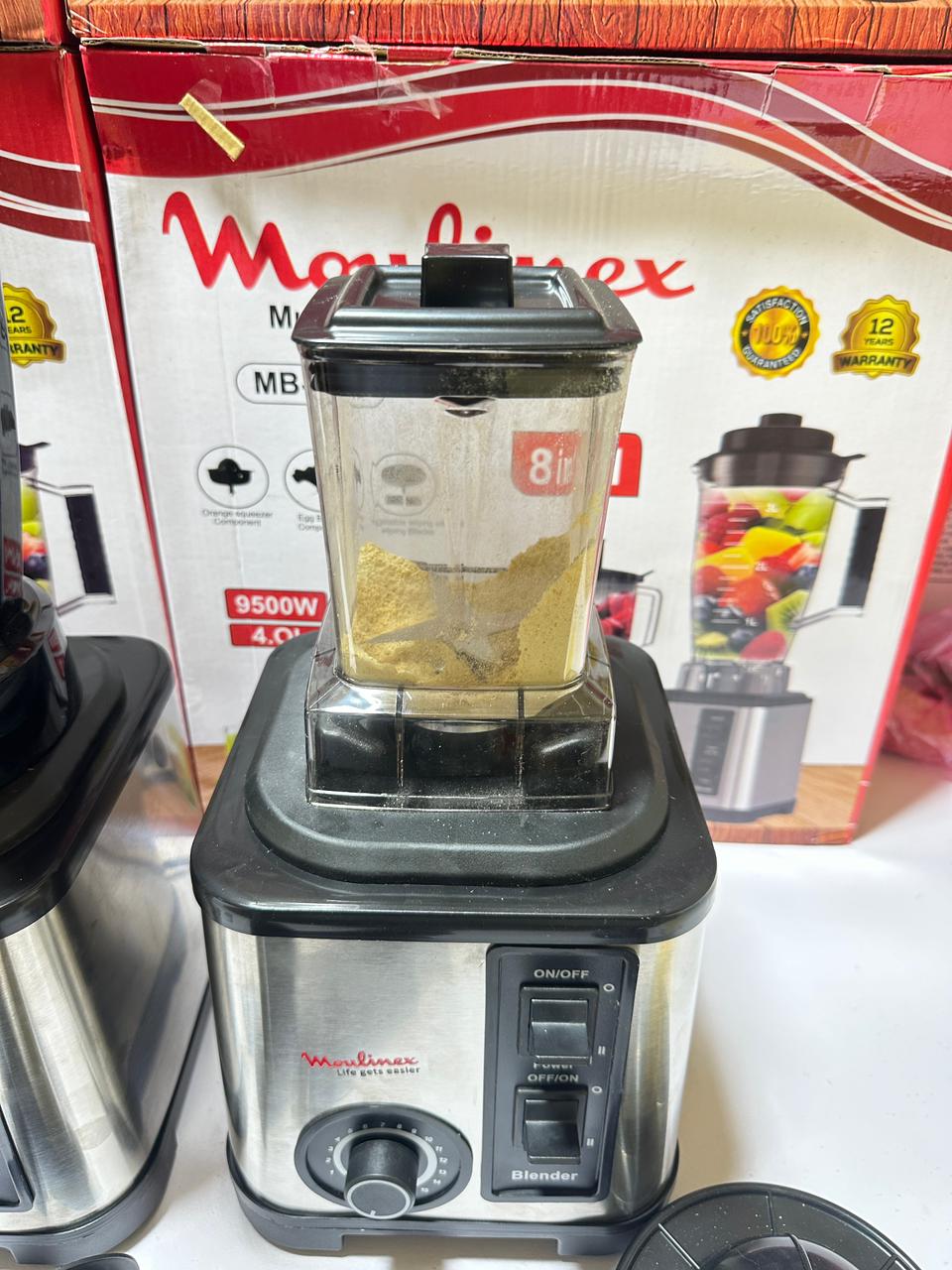 MOULINEX 8 in 1 Juicer Blender | Citrus Juicer | Chopper | Grinder | French Lott | 12 years international Warranty