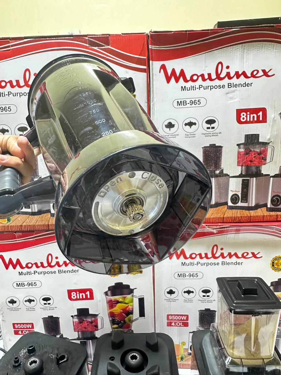 MOULINEX 8 in 1 Juicer Blender | Citrus Juicer | Chopper | Grinder | French Lott | 12 years international Warranty