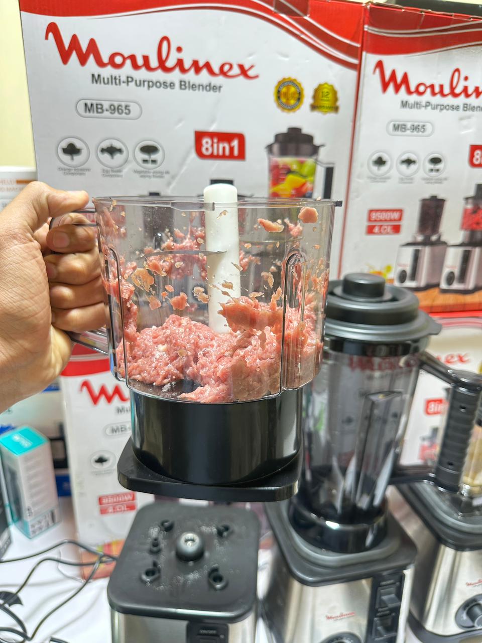MOULINEX 8 in 1 Juicer Blender | Citrus Juicer | Chopper | Grinder | French Lott | 12 years international Warranty