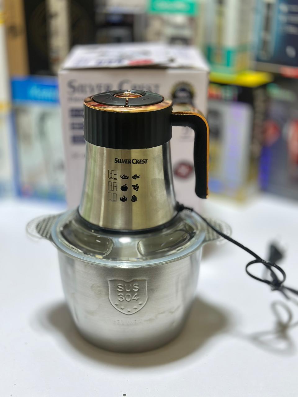 Silver Crest 3 Litre chopper | 5 Buttons | 1000 Watts | 10 Second Qeema