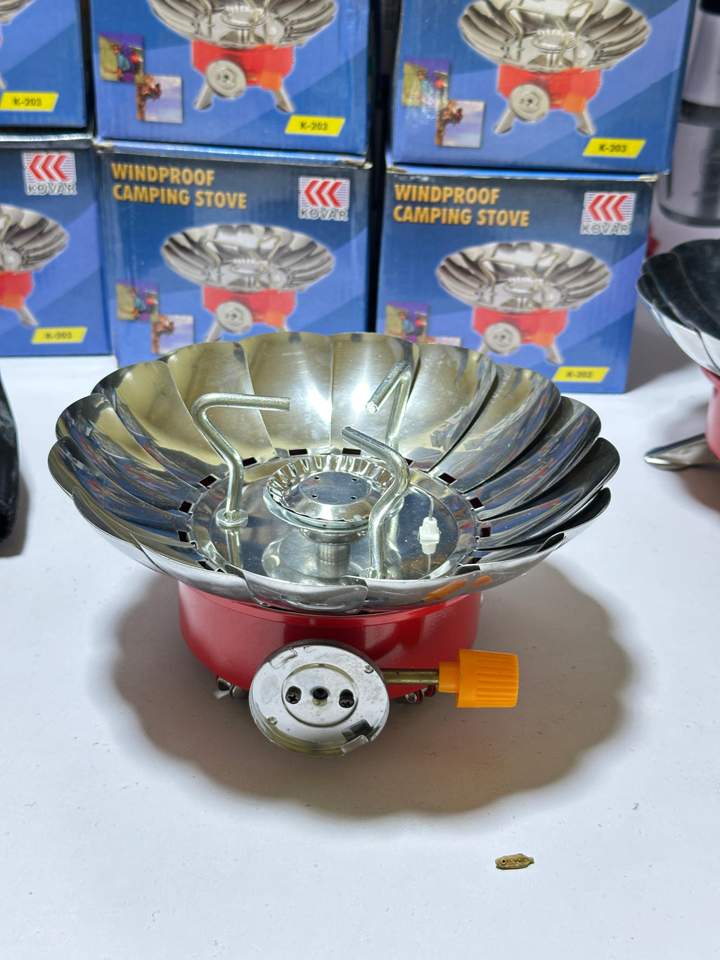 Mini Camping Stove | Butane operated | LPG connection | Windproof | Camping Gadget