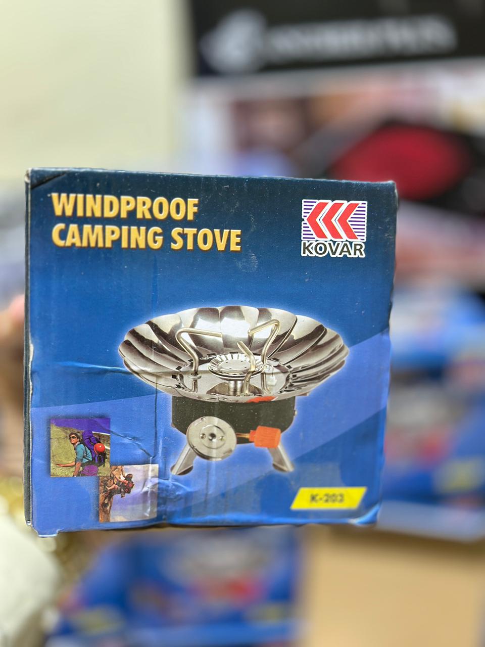 Mini Camping Stove | Butane operated | LPG connection | Windproof | Camping Gadget