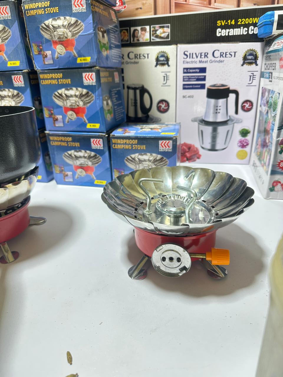 Mini Camping Stove | Butane operated | LPG connection | Windproof | Camping Gadget