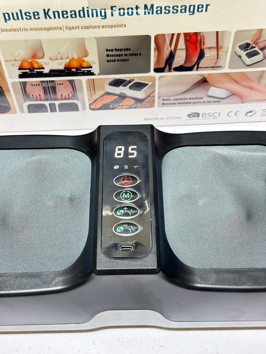 EMS Foot Massager | Pulse Massager | Foot kneeding Massager | Rechargeable | 2 in 1 imported