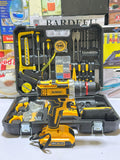 Origianl Dewalt 117 pcs Drill Machine kit | Rechargeable | 2 Batteries | 48V