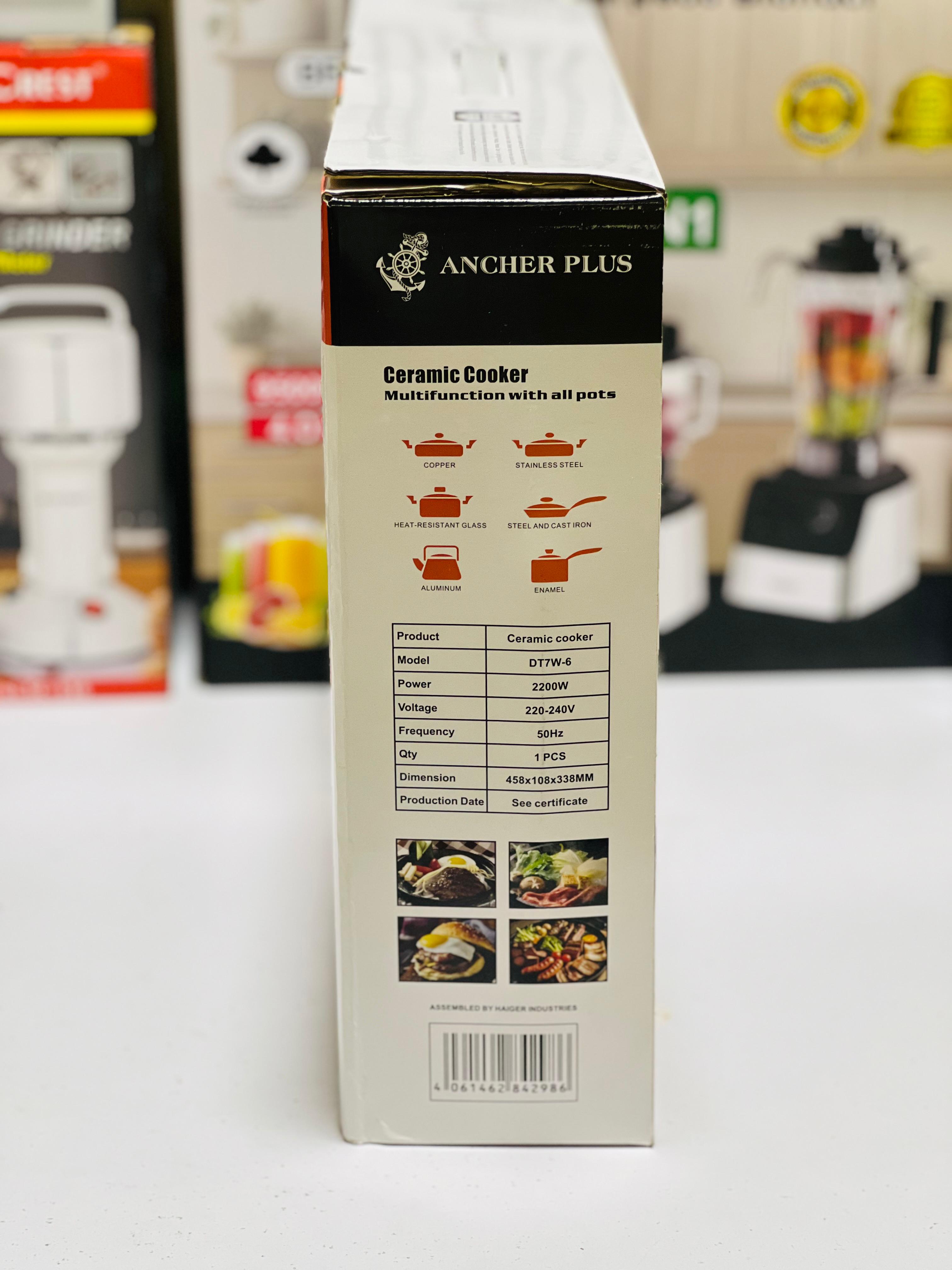 Ancher plus Hotplate | 2200 Watt | Original Ancher plus | integrated Fuse.