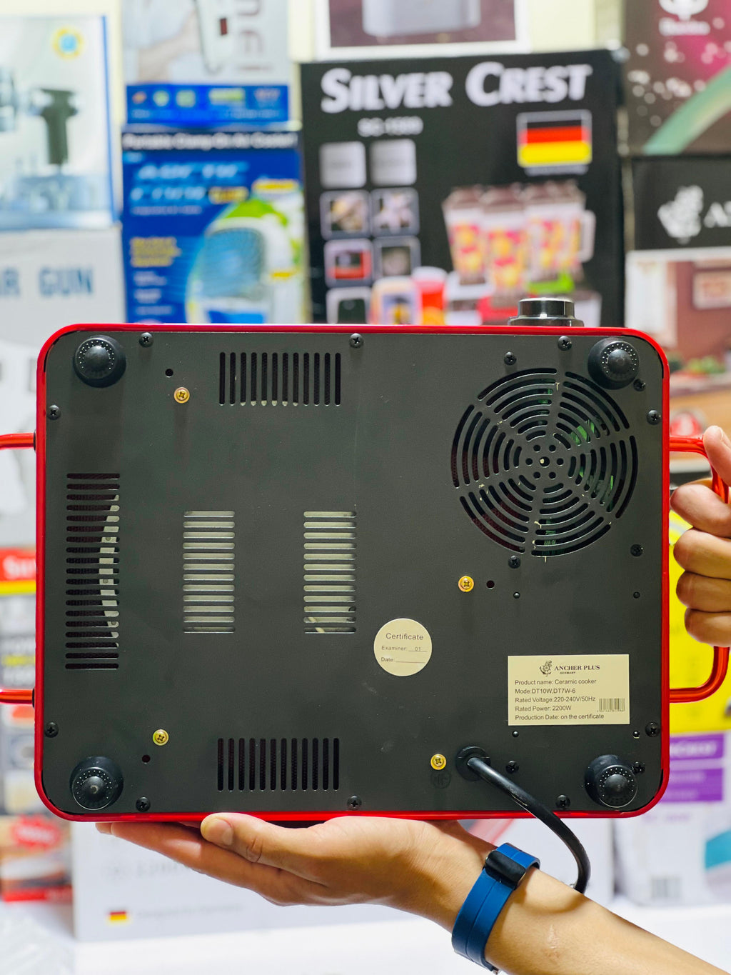 Ancher plus Hotplate | 2200 Watt | Original Ancher plus | integrated Fuse.