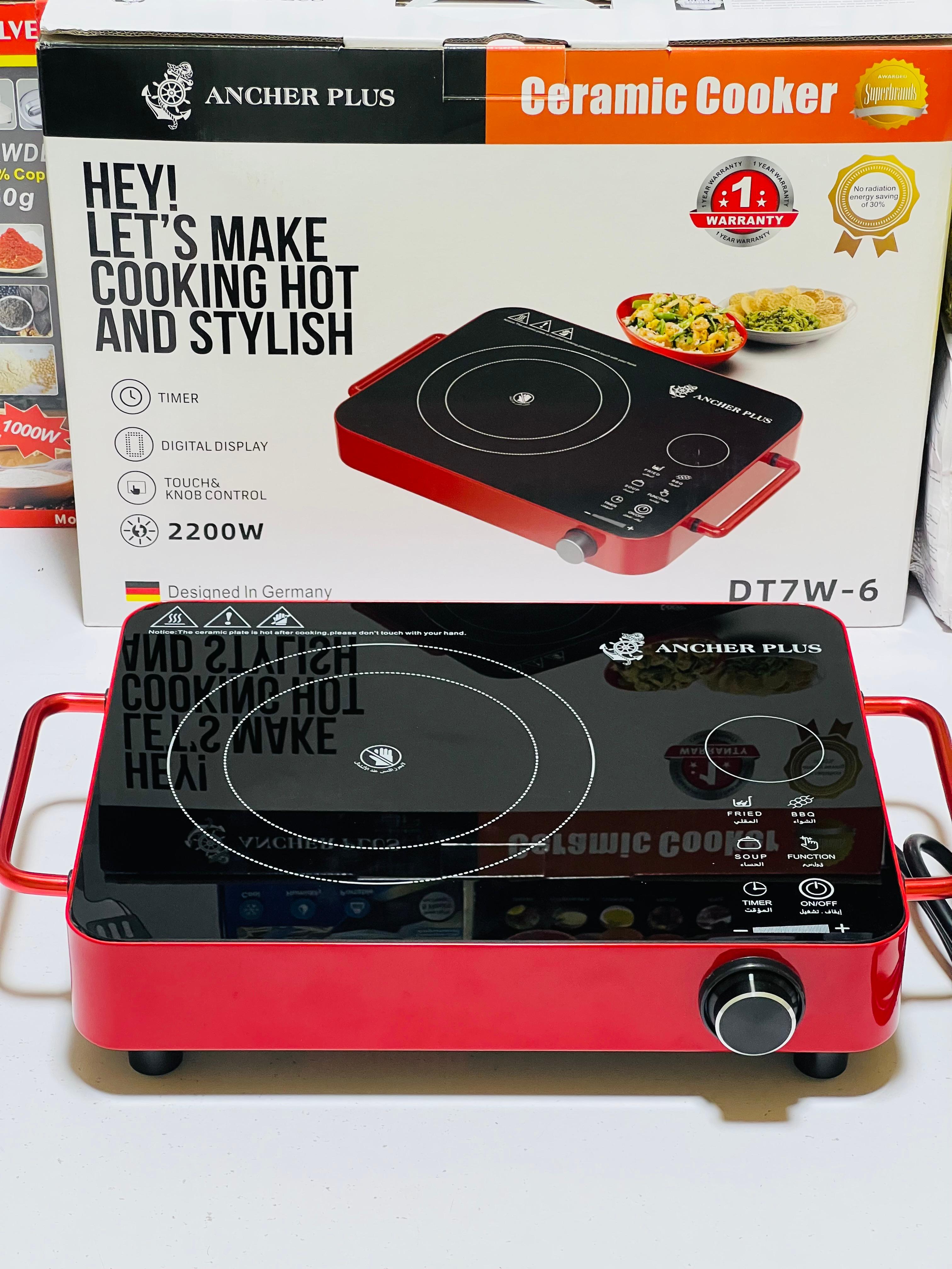 Ancher plus Hotplate | 2200 Watt | Original Ancher plus | integrated Fuse.