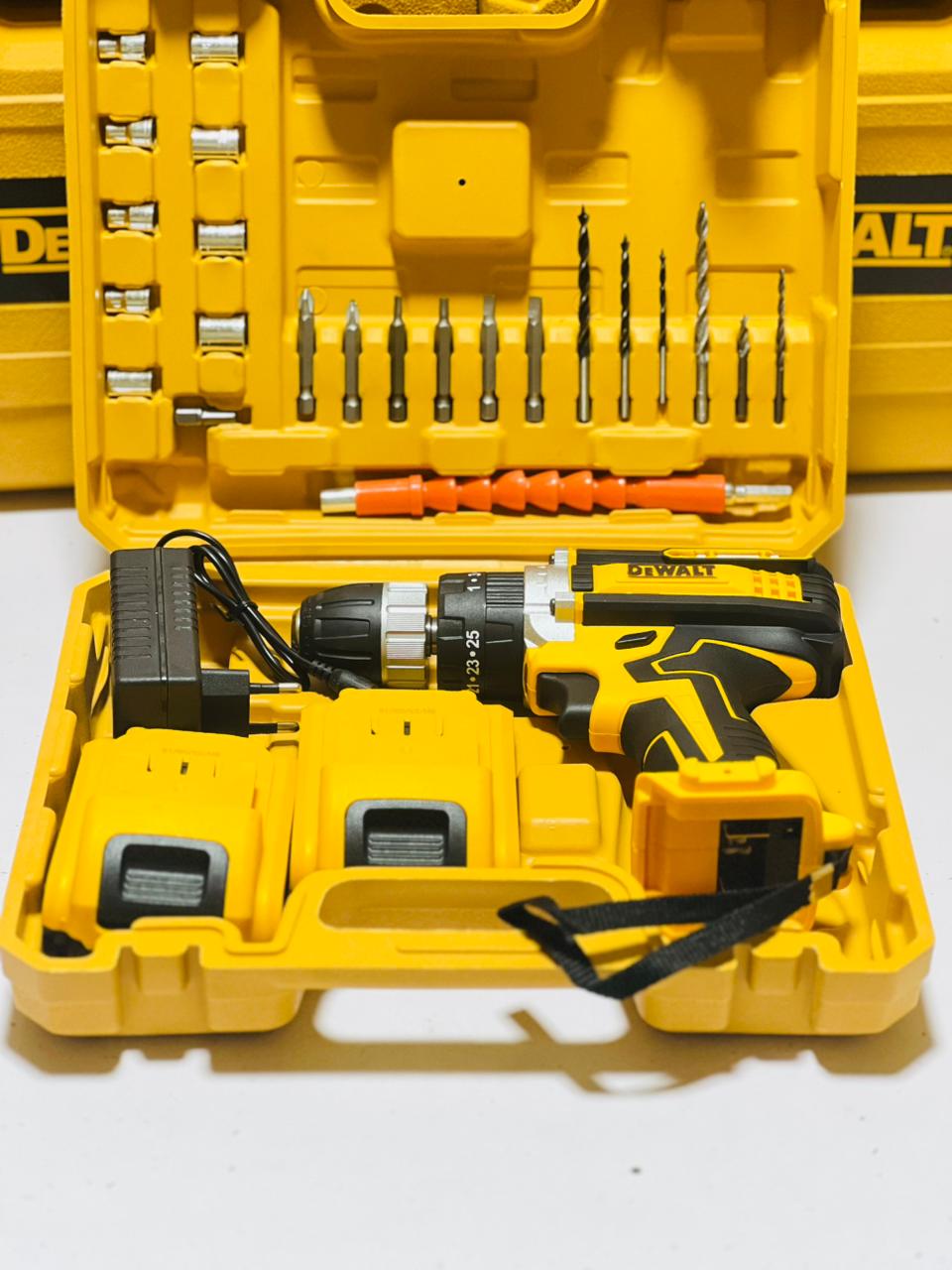 Dewalt XR Drill Kit | 36V Battery | Rechargeable Battery  |  Lithium Ion 2x Batteries