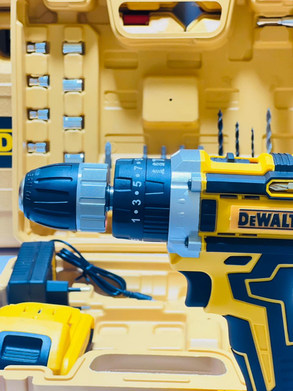 Dewalt XR Drill Kit | 36V Battery | Rechargeable Battery  |  Lithium Ion 2x Batteries