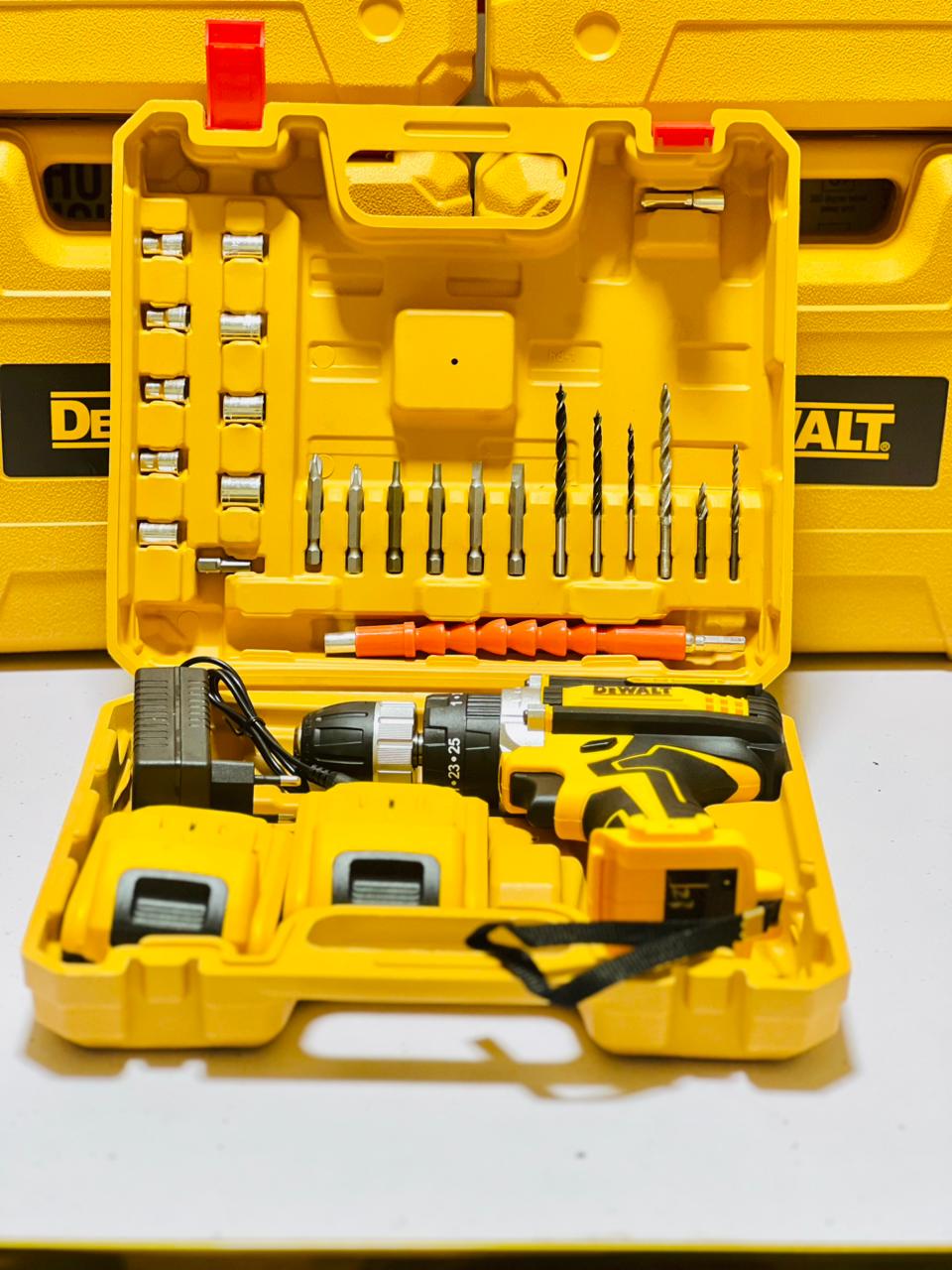 Dewalt XR Drill Kit | 36V Battery | Rechargeable Battery  |  Lithium Ion 2x Batteries