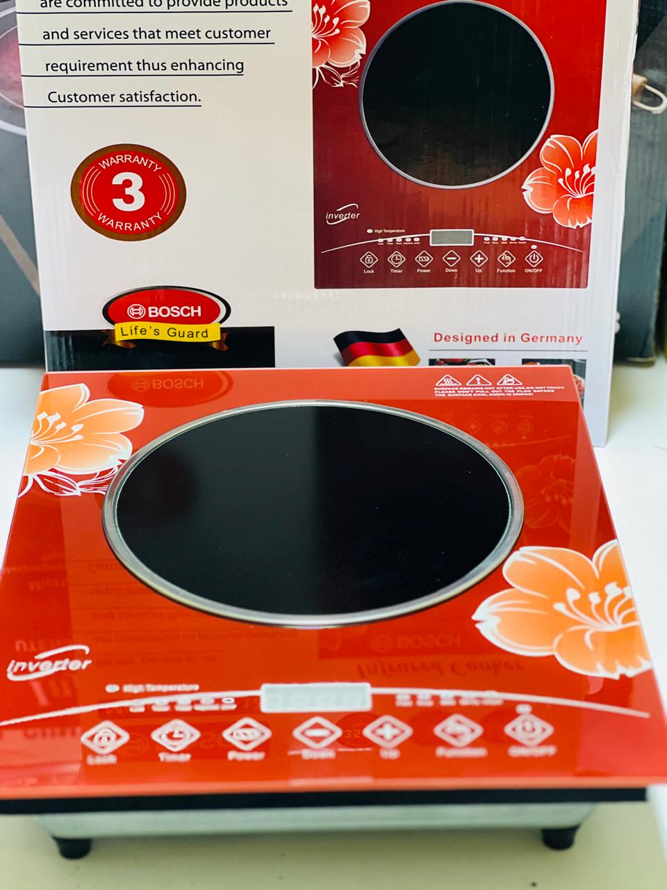 Bosch Infrared Cooker | 3500 Watts | Integrated Fuse | 3 Year International Warranty | 85% Energy Saving