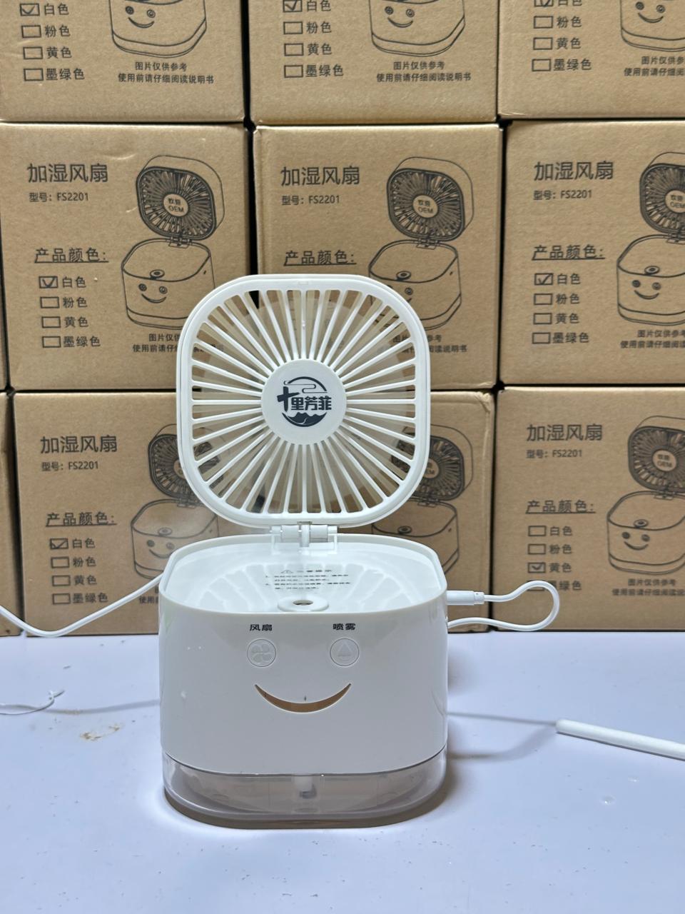 2 in 1 Cool Humidifer Fan | Mist Fan | Aroma Diffuser + Fan