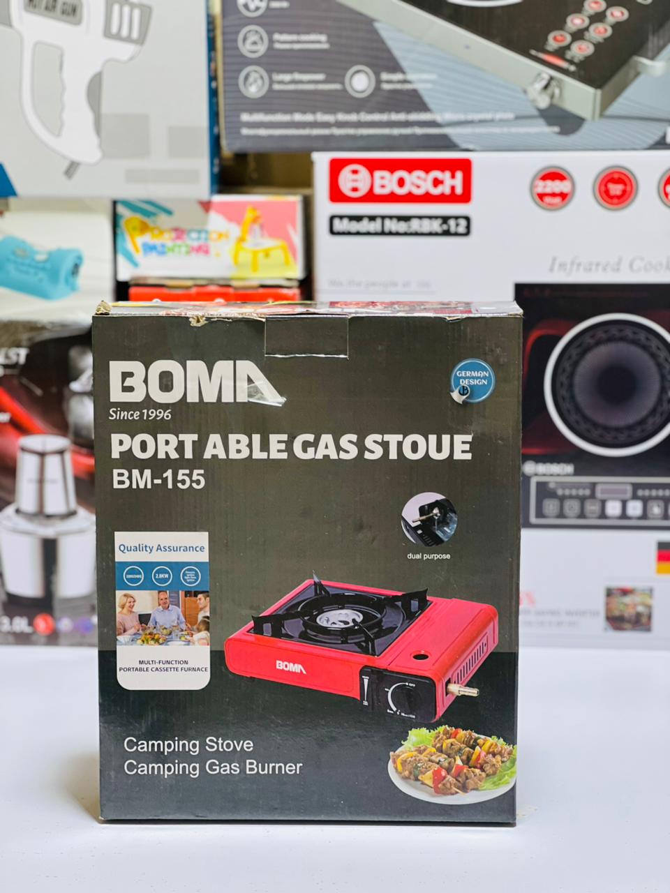 Boma Camping  Stove Automatic Ignition Large Firepower Windproof Energy Saving Dual-use Portable Gas Stove Camping Supply