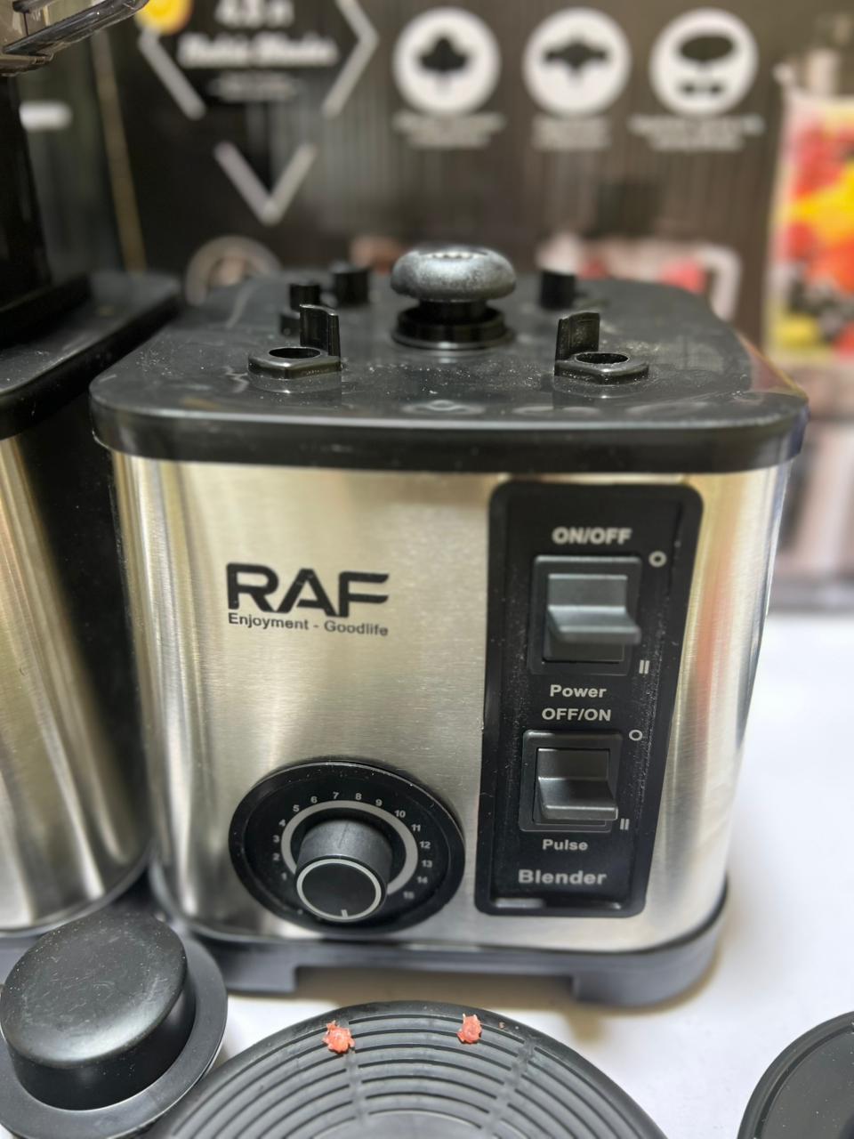 Food Processor – RAF Multi-Purpose Blender R.2877 – Powerful Kitchen Blender & Grinder – Heavy Duty Motor, Stainless Steel Blades,