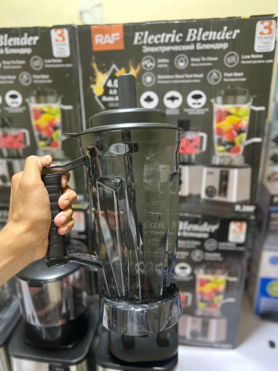 Food Processor – RAF Multi-Purpose Blender R.2877 – Powerful Kitchen Blender & Grinder – Heavy Duty Motor, Stainless Steel Blades,