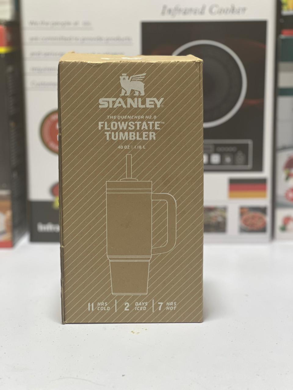 Stanley Tumbler 40 Oz. 1200ML Stanley Cup. Stainless Steel Vacuum Insulated Tumbler mugs with straw