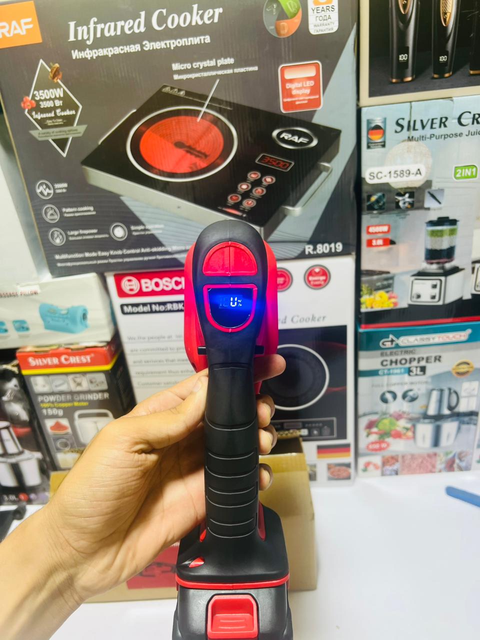 2-in-1 Electric Hand Held Grass Shear, Small Hedge Trimmer Shrubbery Clipper Cordless Battery Powered Rechargeable for Garden and Lawn.