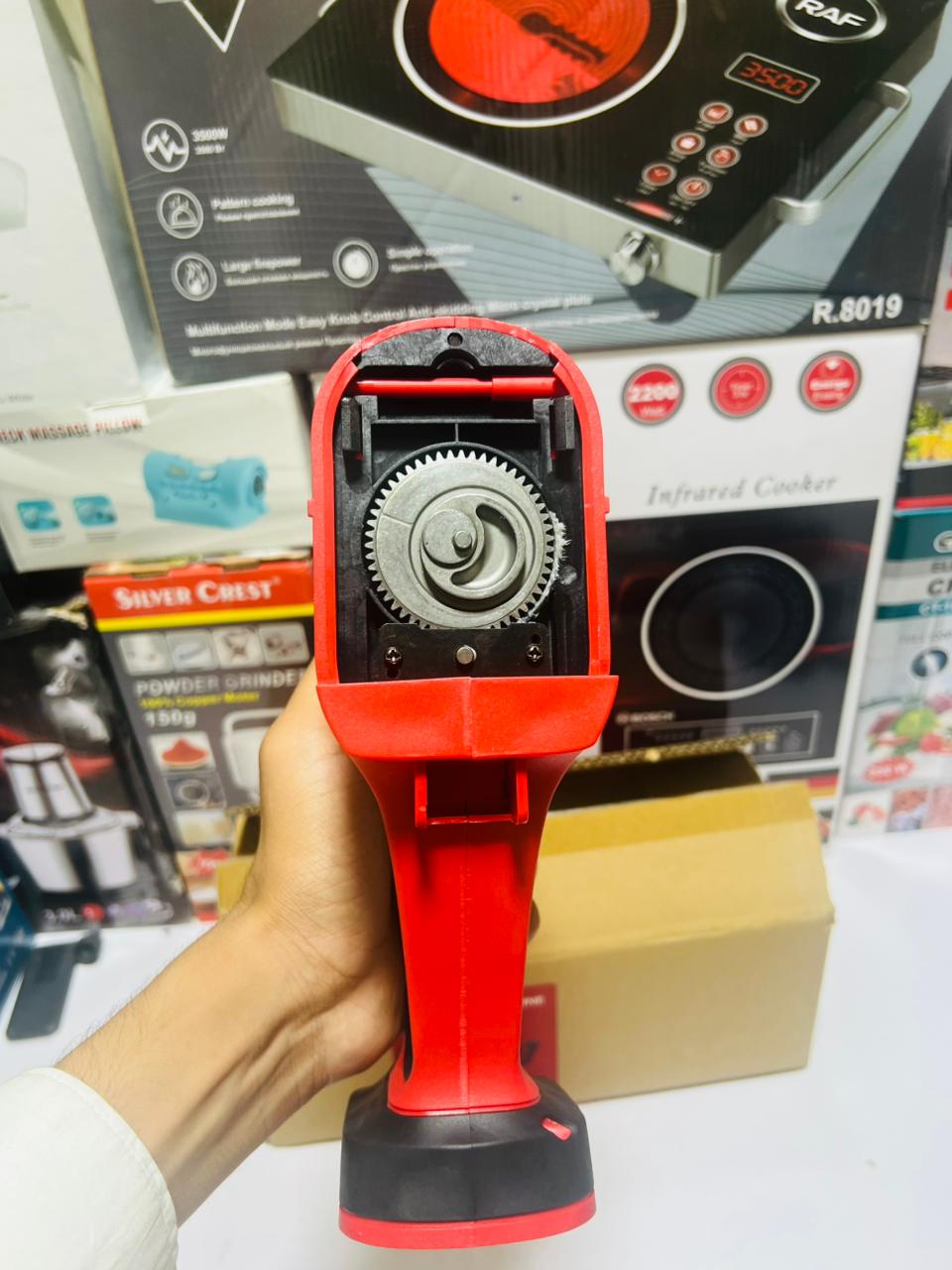 2-in-1 Electric Hand Held Grass Shear, Small Hedge Trimmer Shrubbery Clipper Cordless Battery Powered Rechargeable for Garden and Lawn.