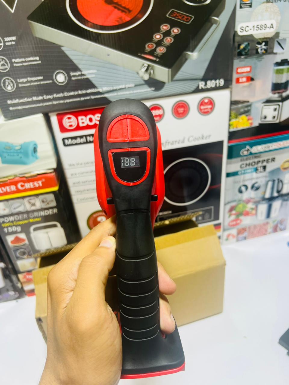 2-in-1 Electric Hand Held Grass Shear, Small Hedge Trimmer Shrubbery Clipper Cordless Battery Powered Rechargeable for Garden and Lawn.