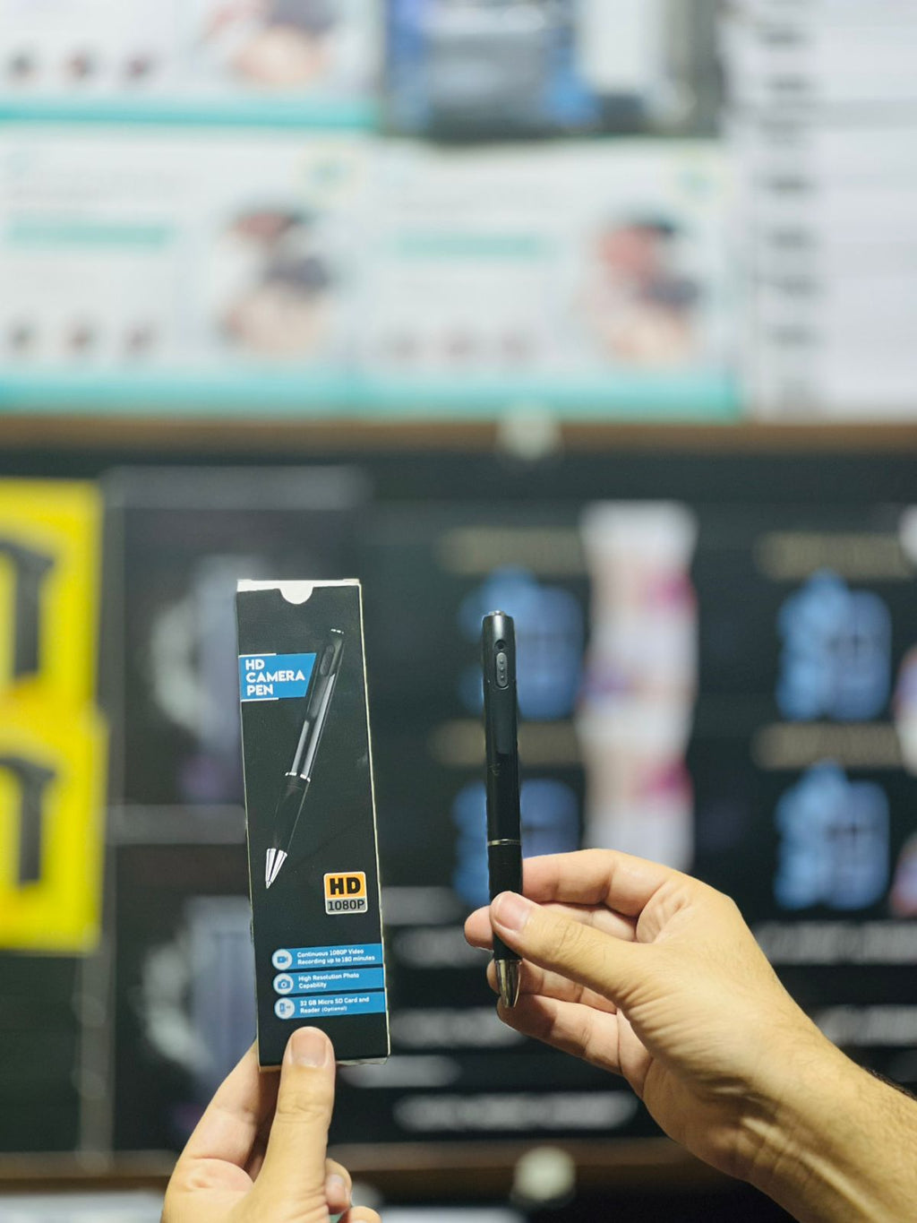 Mini Spy Camera 1080P HD Recording  - Spy Pen Camera, Hidden Camera Pen - Mini Camera Hidden Cam, Spy Cam with Small Camera