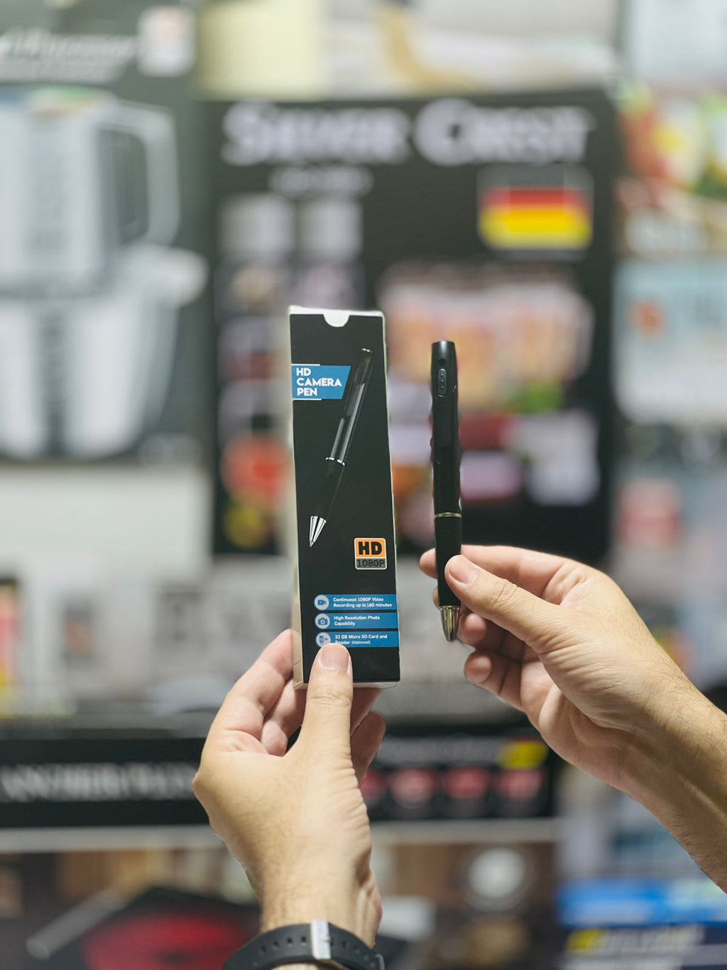 Mini Spy Camera 1080P HD Recording  - Spy Pen Camera, Hidden Camera Pen - Mini Camera Hidden Cam, Spy Cam with Small Camera