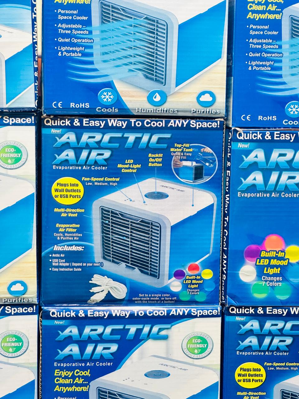 2 in 1 Air cooler | AC Fan | with Water Tank and Changing Color | Plug and Play