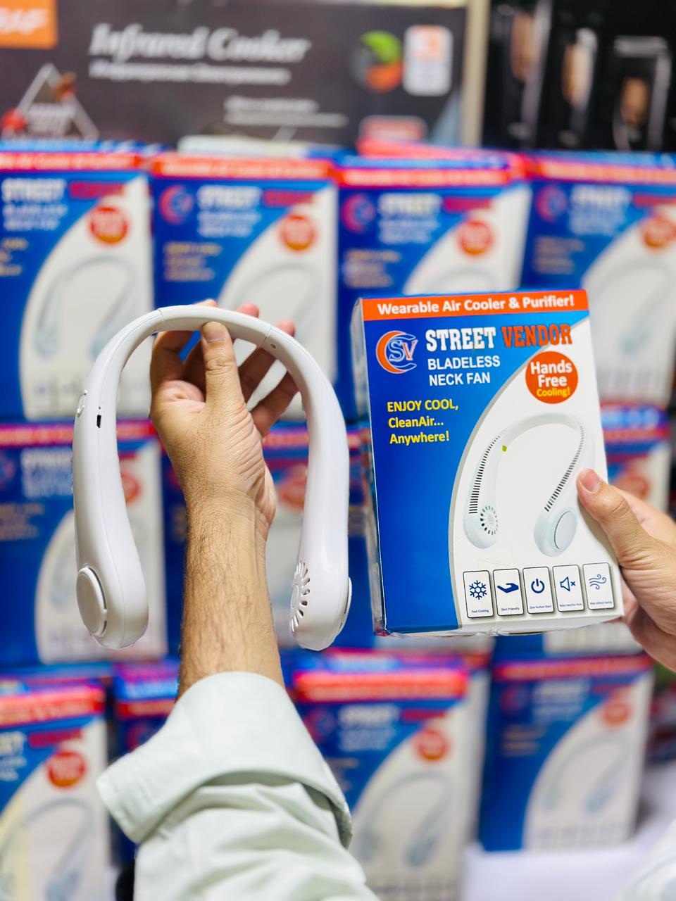 Rechargeable BladeLess Neck Fan | Rechargeable | Neck Fan | Cool Fan