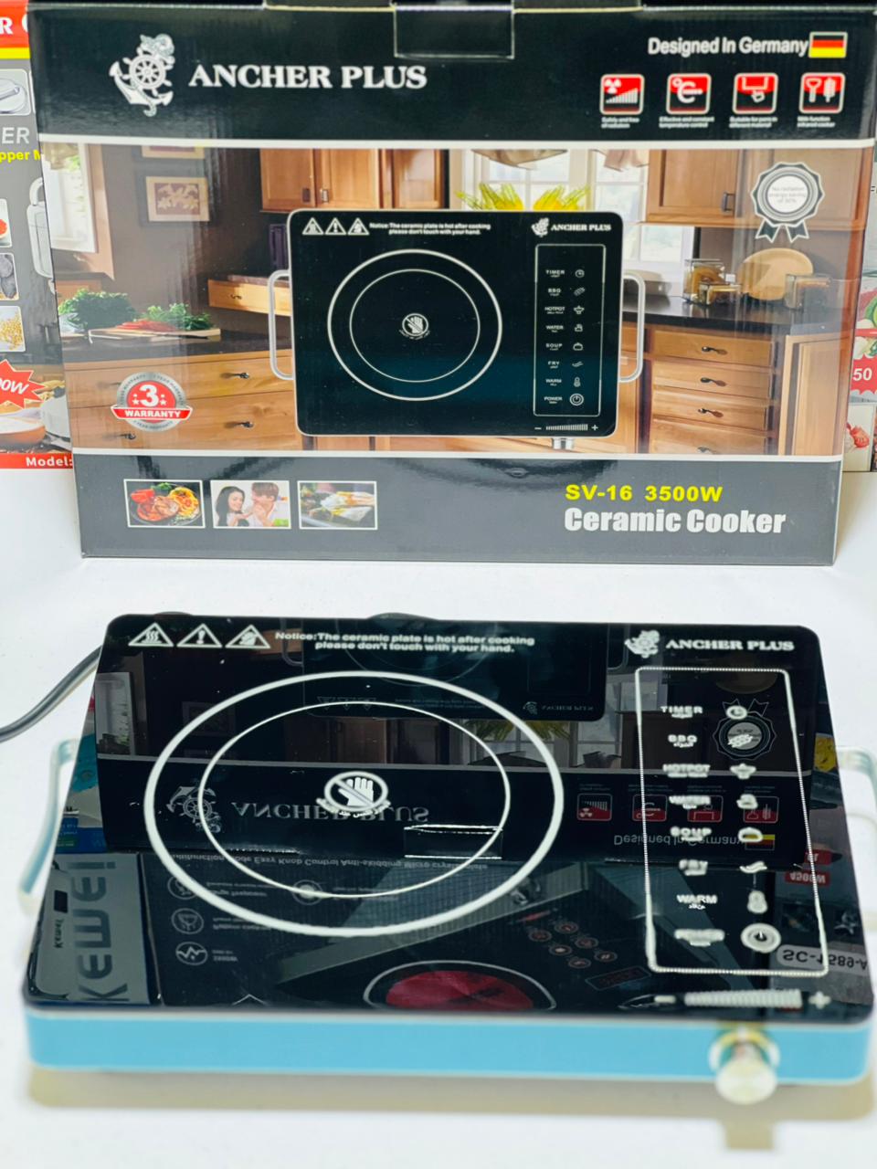 ANCHER PLUS Universal Hot Plate   3500 Watt  | Electric Ceramic Cooker Stove Hot Plate