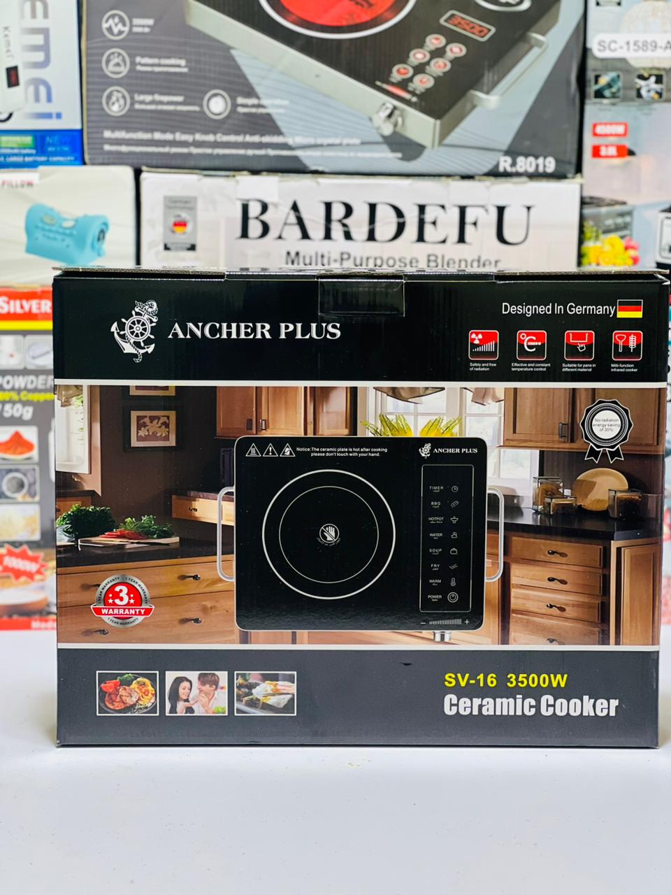 ANCHER PLUS Universal Hot Plate   3500 Watt  | Electric Ceramic Cooker Stove Hot Plate