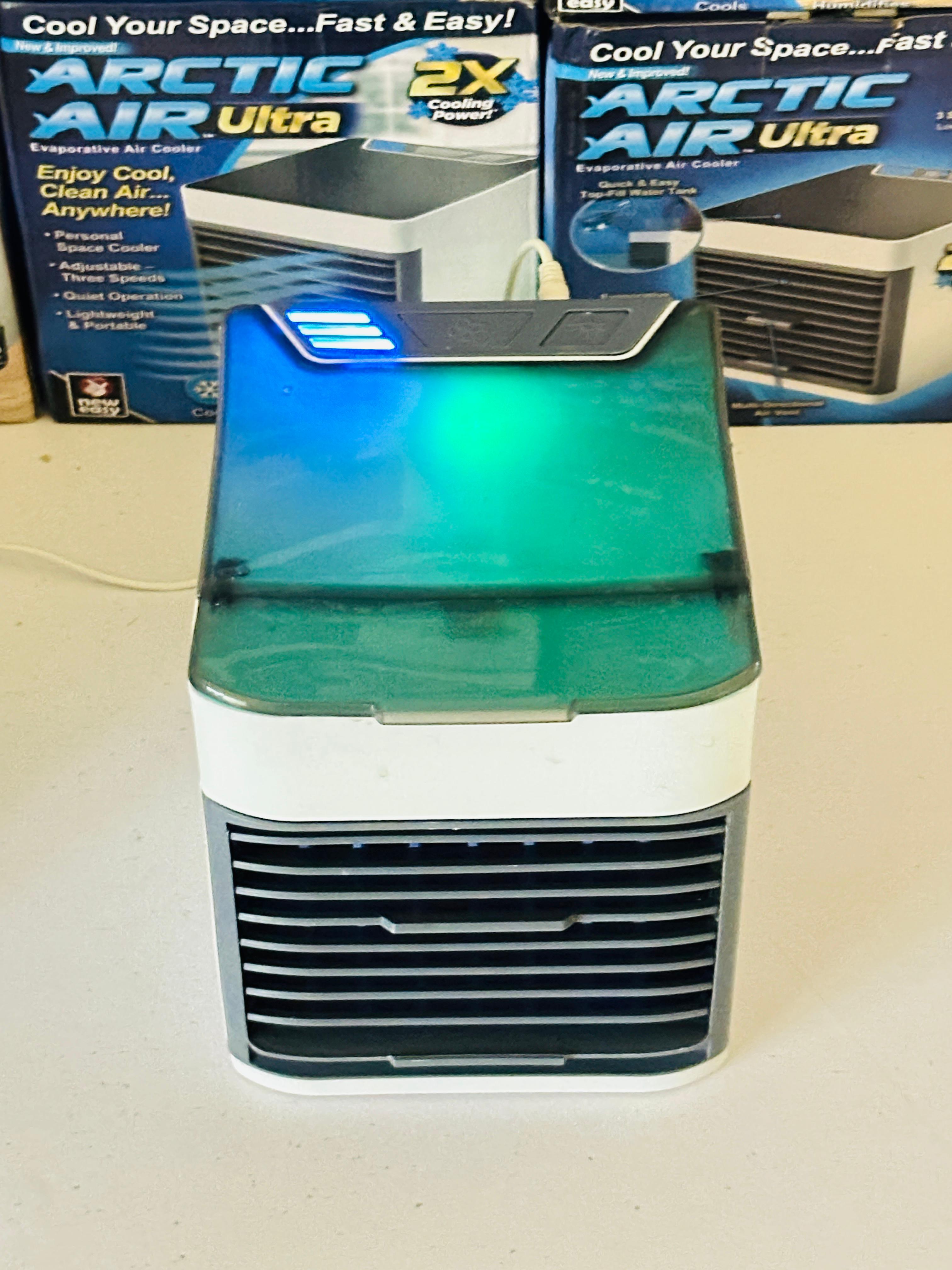 Arctic Air Ultra Evaporative Air Cooler By Ontel - Powerful 3-Speed, Lightweight, Portable Personal Space Cooler With Hydro-Chill Technology For Bedroom, Office, Living Room