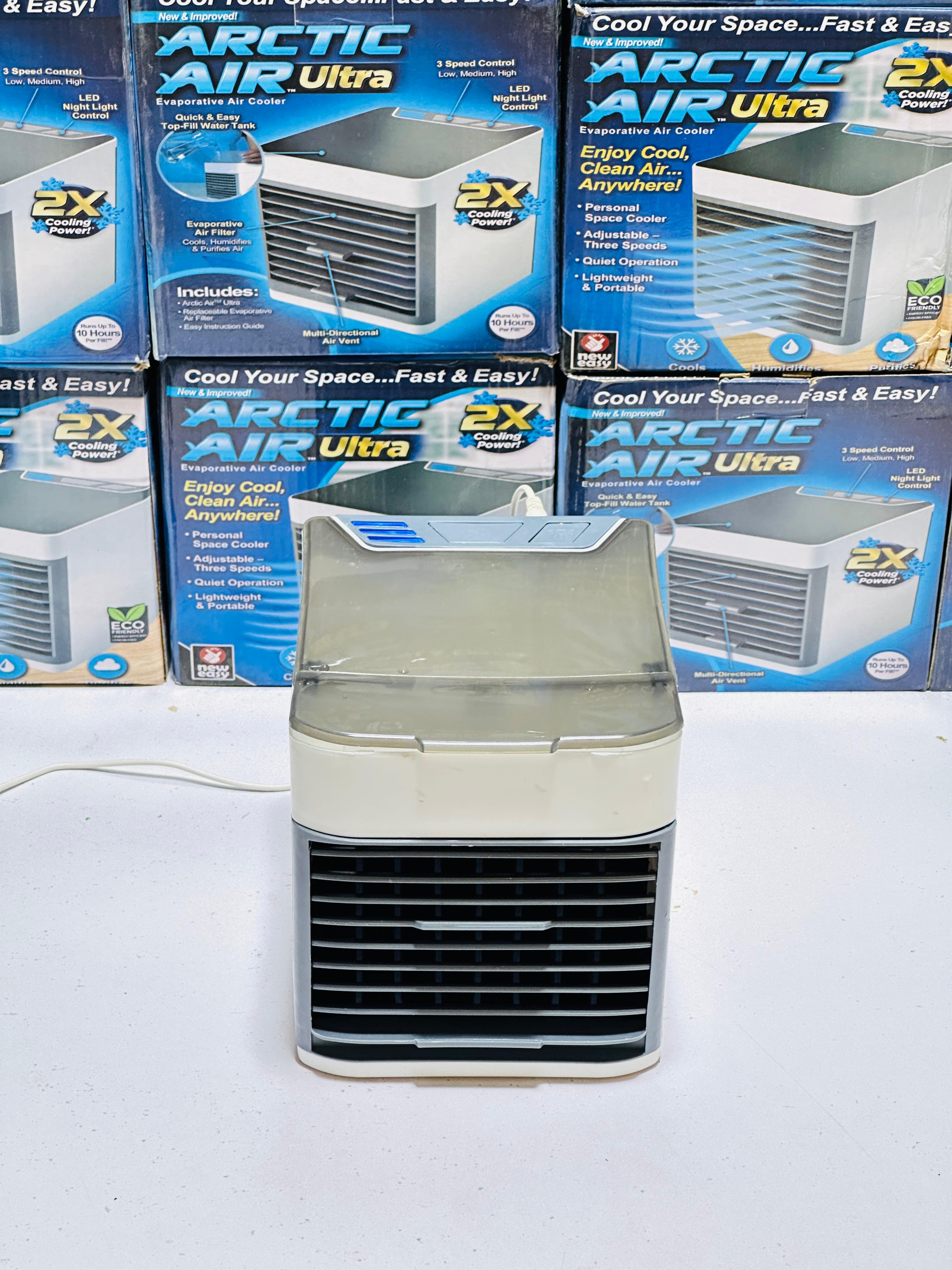 Arctic Air Ultra Evaporative Air Cooler By Ontel - Powerful 3-Speed, Lightweight, Portable Personal Space Cooler With Hydro-Chill Technology For Bedroom, Office, Living Room