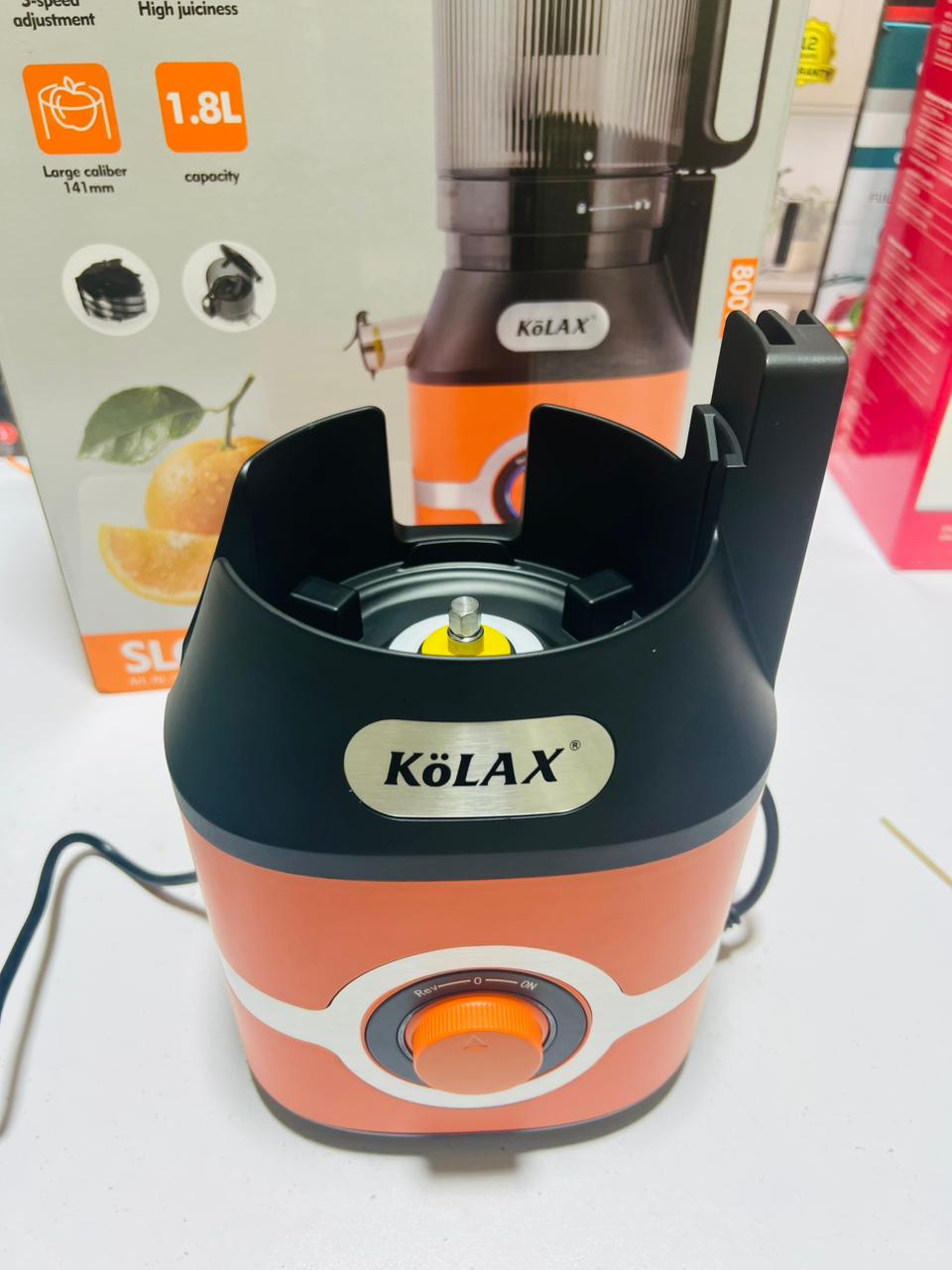 KoLax Slow Juicer Machines 800W Cold Press Juicer for Whole Vegetables and Fruits