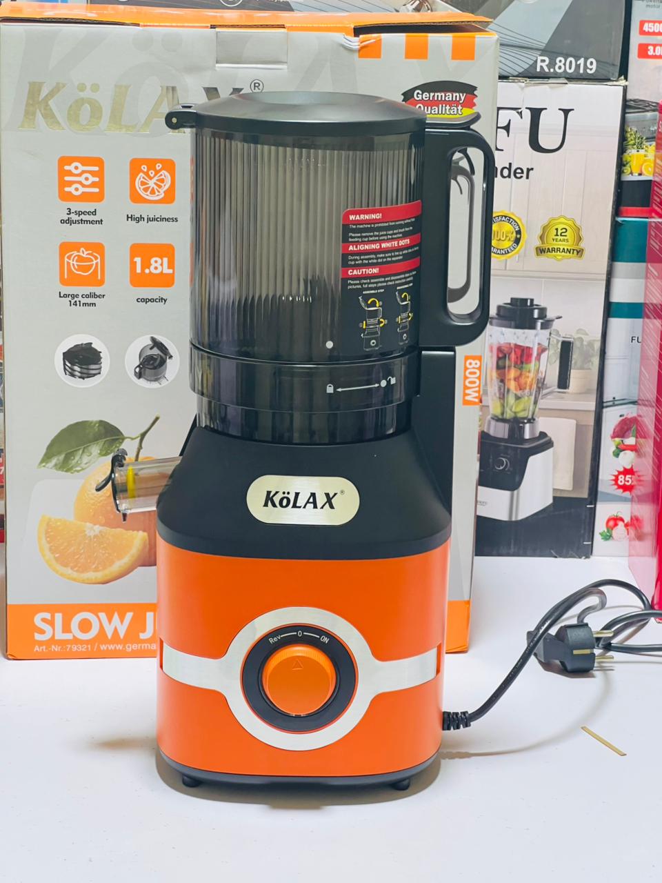 KoLax Slow Juicer Machines 800W Cold Press Juicer for Whole Vegetables and Fruits