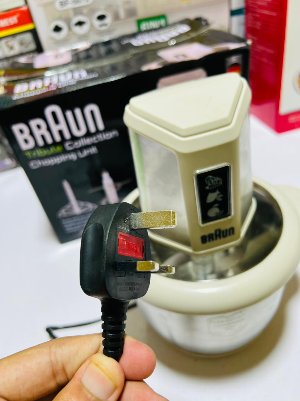 3 Liters Multifunctional Braun Food Chopper | 3L Imported Braun Meat Grinder | German Lot