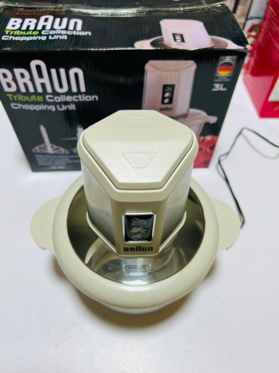 3 Liters Multifunctional Braun Food Chopper | 3L Imported Braun Meat Grinder | German Lot