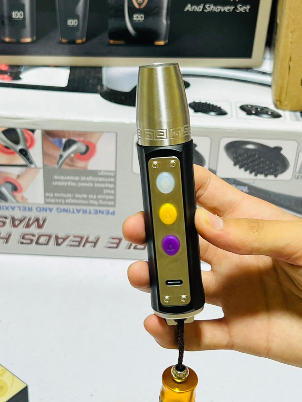 Gemstone Detector Torch 3 Colors Rechargeable With Ultra Violet Free Pointer