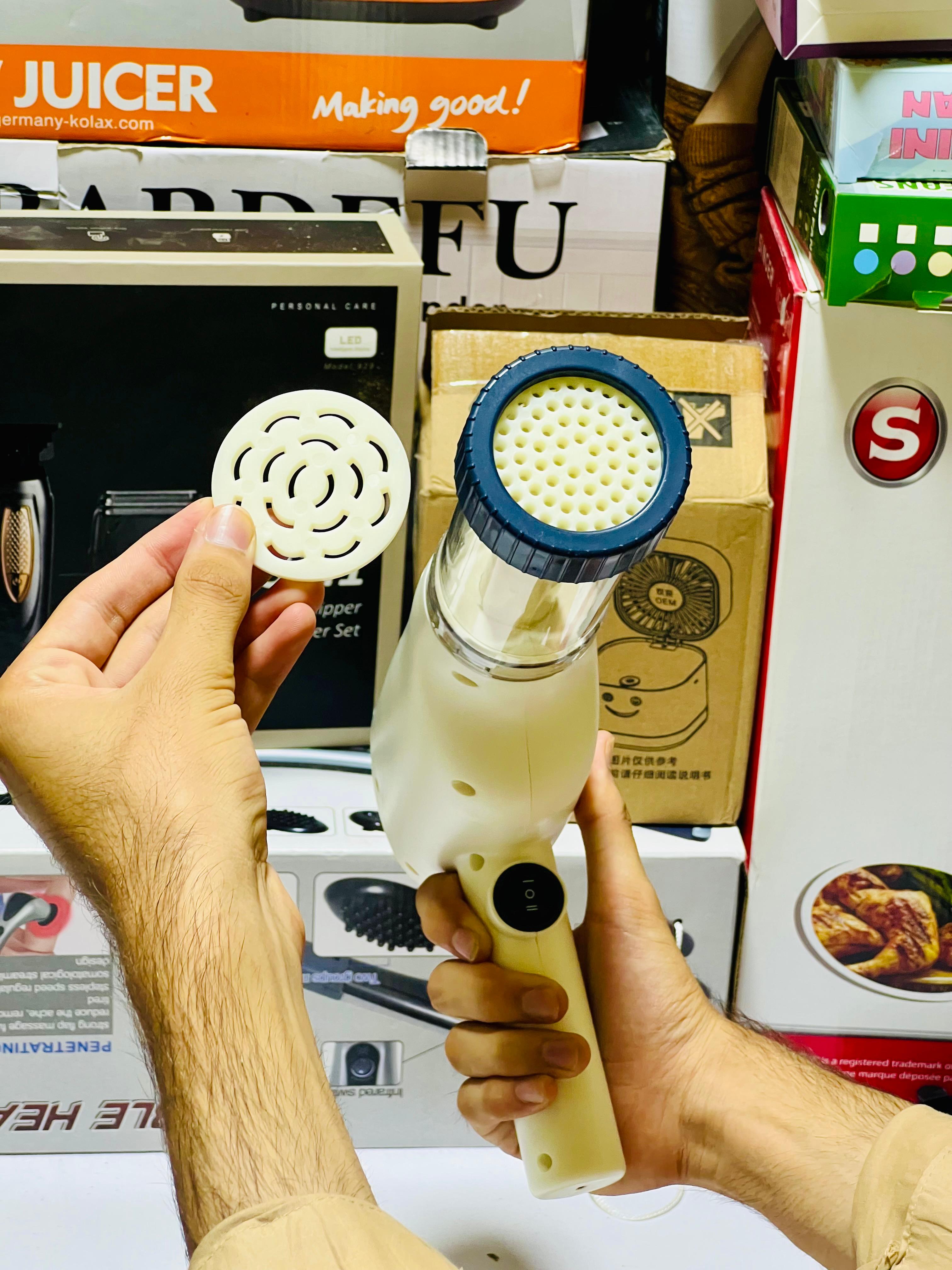Electric Pasta Maker Machine Noodle Maker - Automatic Spaghetti Maker Pasta Roller Kitchenaid Attachment All-in-One Cordless Homemade Pasta Machine