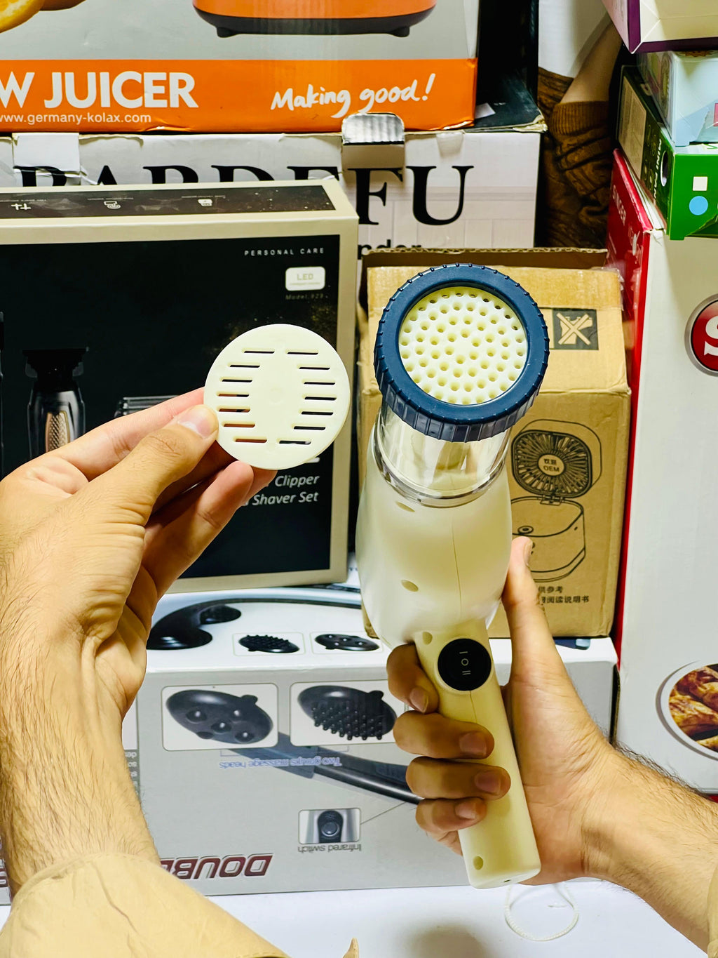 Electric Pasta Maker Machine Noodle Maker - Automatic Spaghetti Maker Pasta Roller Kitchenaid Attachment All-in-One Cordless Homemade Pasta Machine