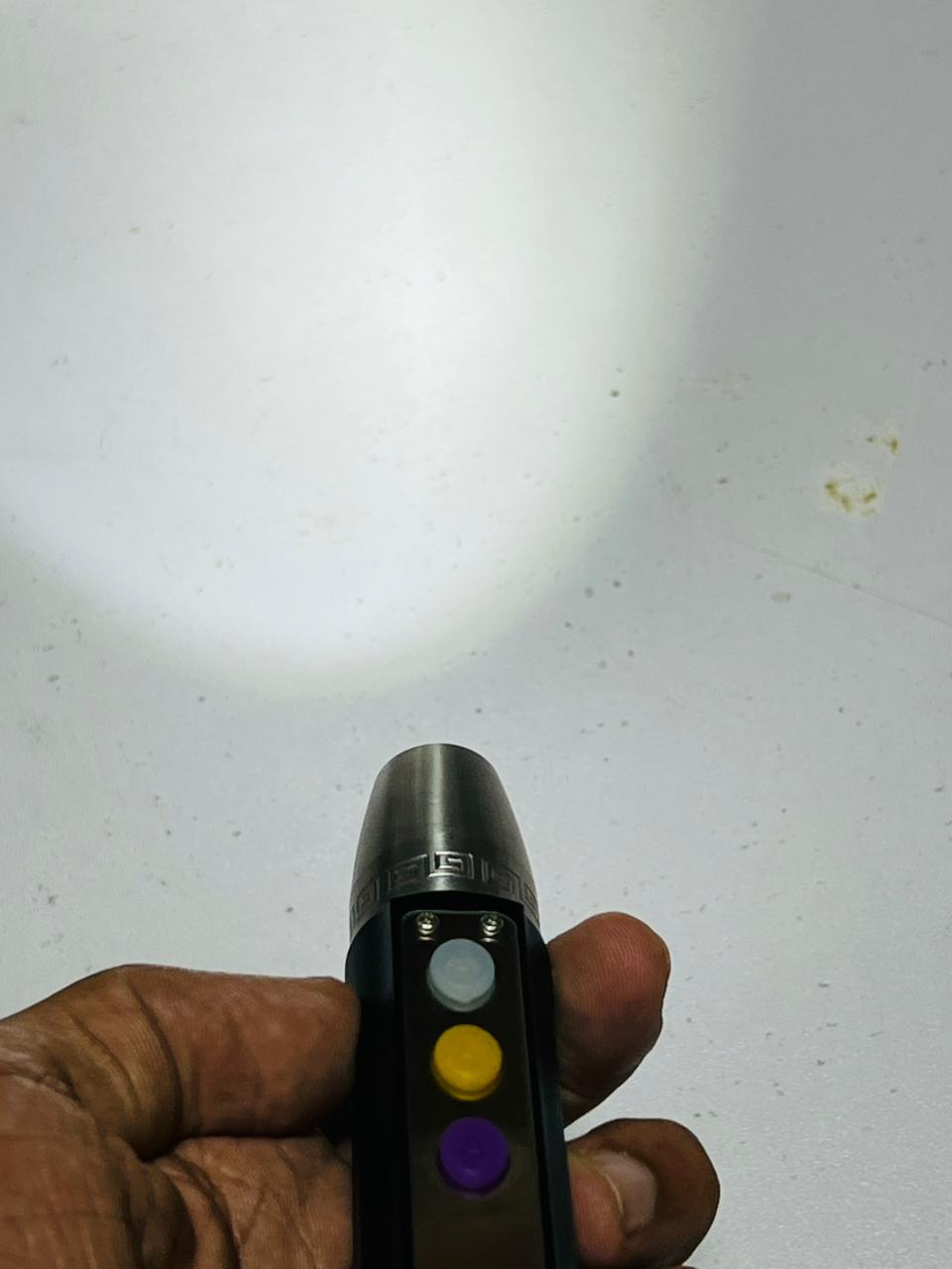 Gemstone Detector Torch 3 Colors Rechargeable With Ultra Violet Free Pointer