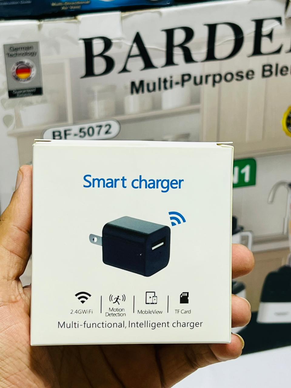 Smart Wi-Fi Multi-Functional Vigilant Charger Camera | Hidden | Wifi connectivity