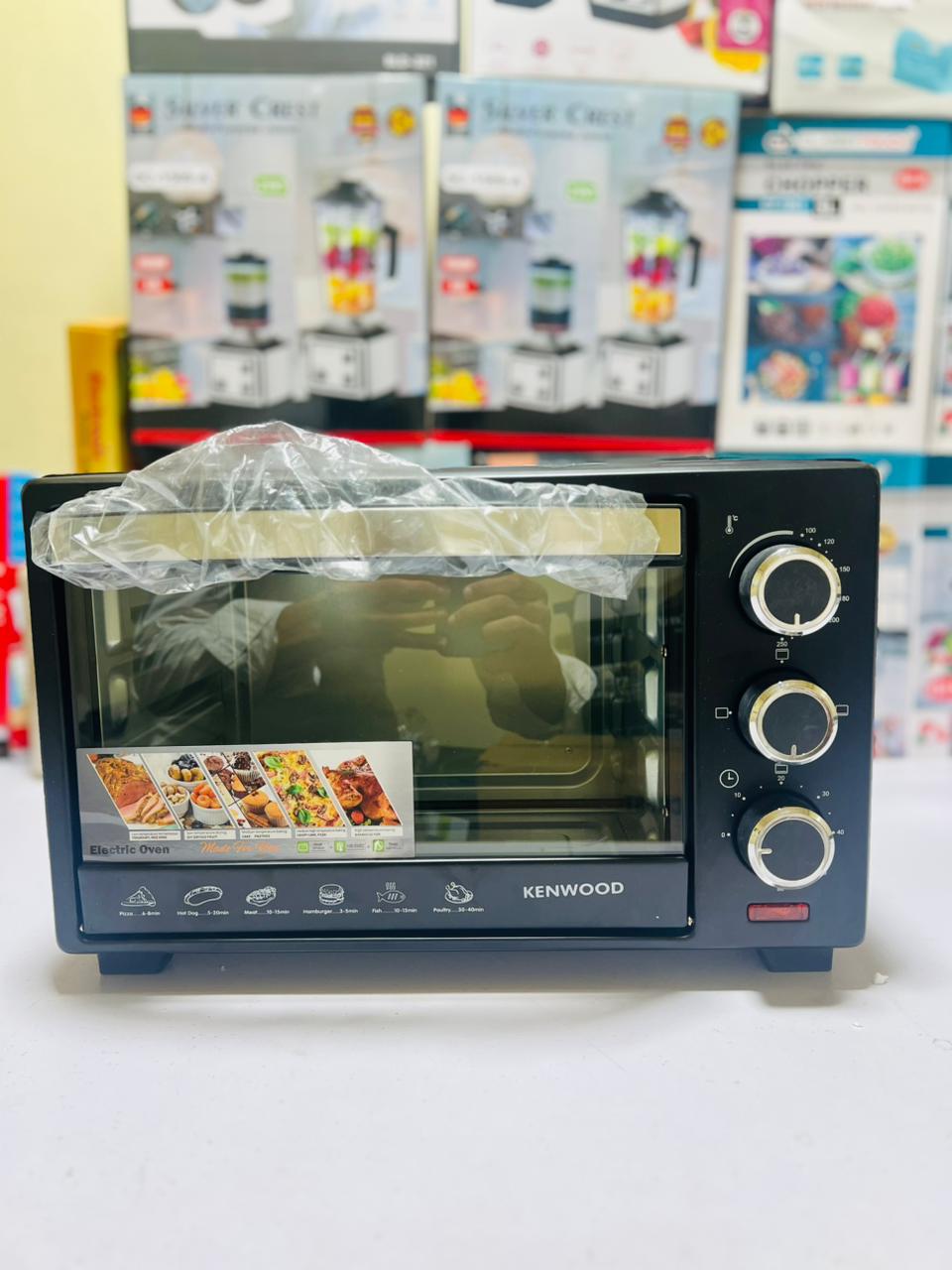KPN-1025   Kenwood 25L Electric Baking Oven  toaster  With Double Tray & Rotisserie Grill  ,  1300 Watt
