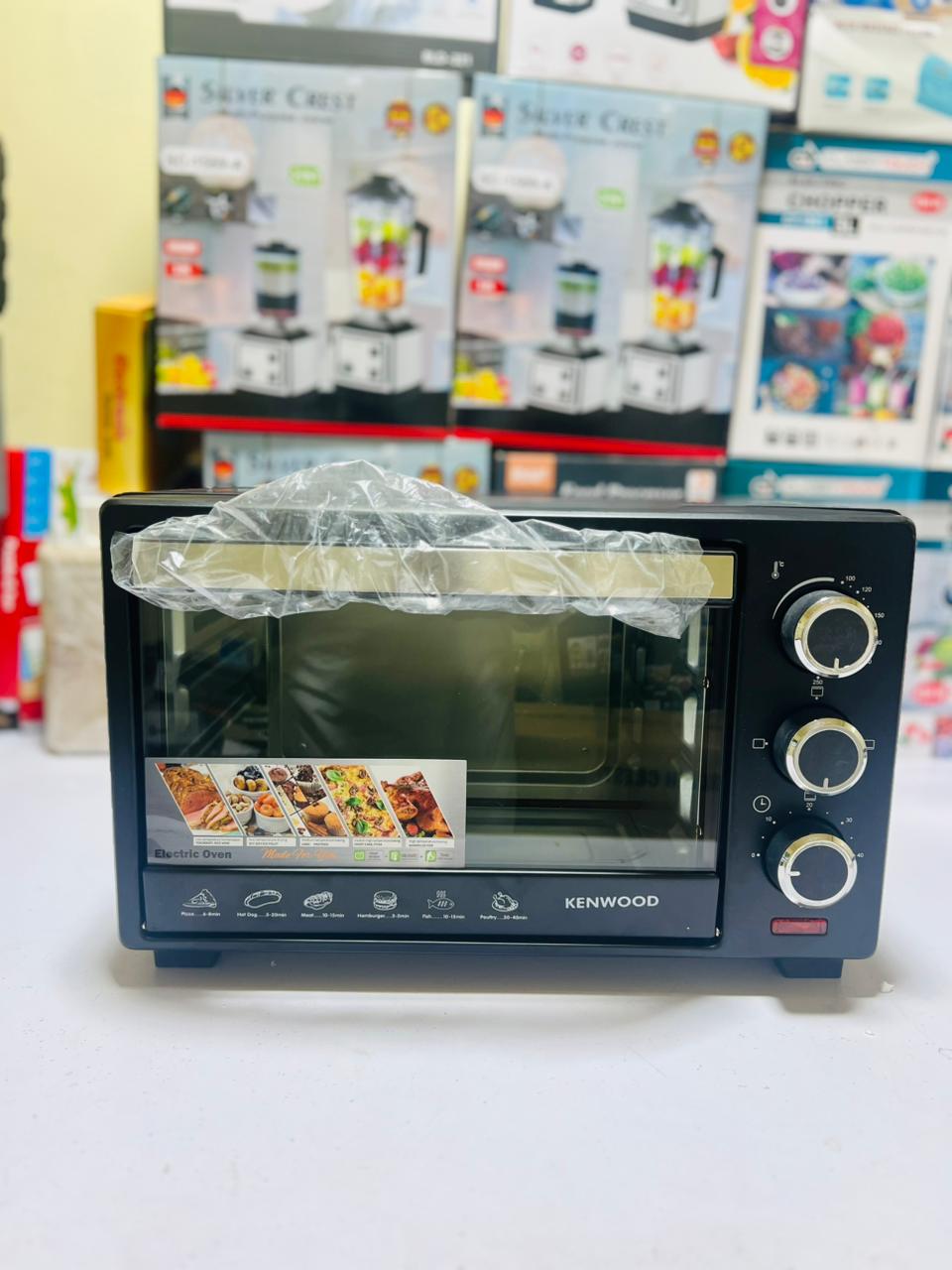 KPN-1025   Kenwood 25L Electric Baking Oven  toaster  With Double Tray & Rotisserie Grill  ,  1300 Watt