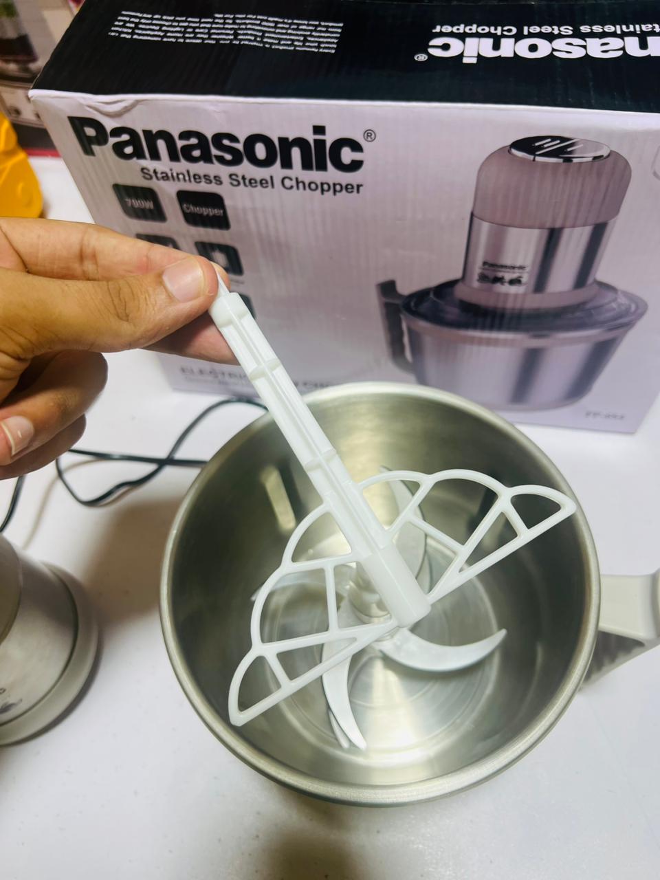 Panasonic  Food Processors 3L Meat Grinder Stainless Steel Electric Chopper Meat Grinder - Mincer, Food Processor, Slicer - Home Appliance